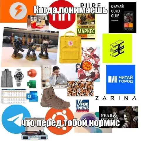 Когда понимаешь, что перед тобой нормис