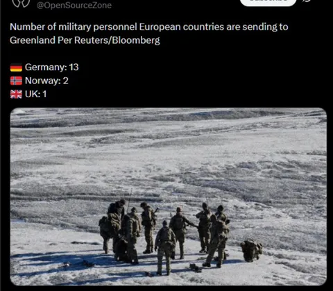 European Troops Sent to Greenland