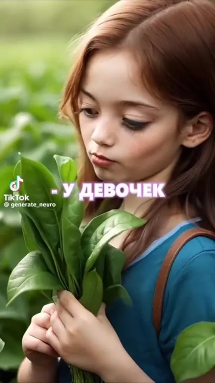 У девочек ракушка, у мальчиков сельдерей