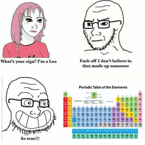 Astrology Girl Meets Periodic Table Nerd