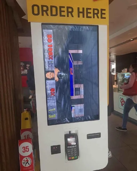 Order Here, Screen Rotated