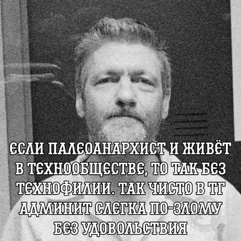 Палеоанархист в технообществе