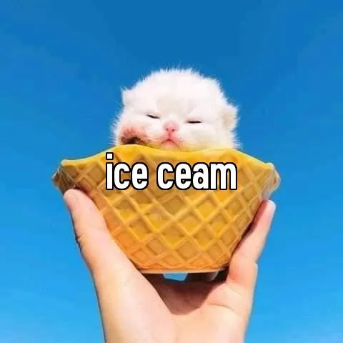 Kitten in Ice Cream Cone