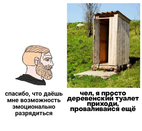 Эмоционально разрядиться в туалете