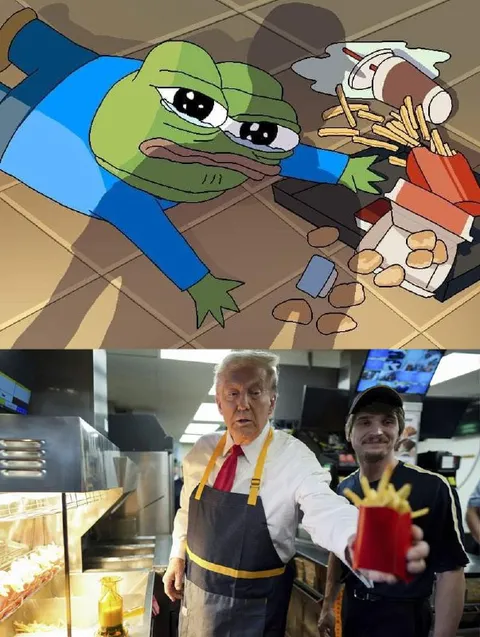 Пепе тянется к картошке