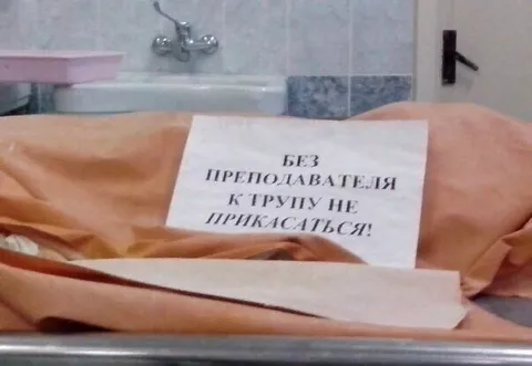 Не прикасаться к трупу