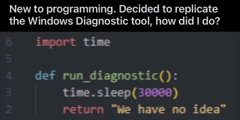 Windows Diagnostic Tool Replica