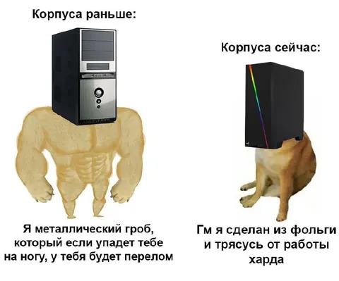 Корпуса раньше и сейчас