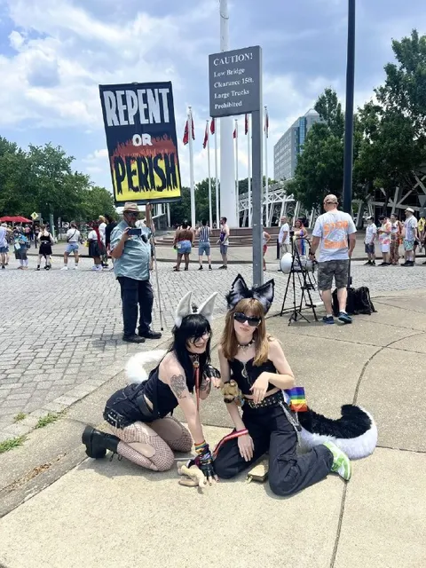 Repent or Perish Furry Protest