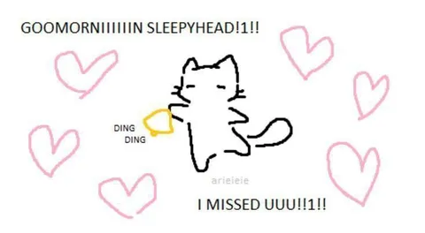 Sleepyhead Morning Cat