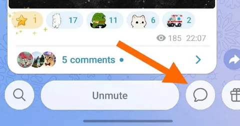 Нажмите Unmute