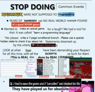 Stop Doing Common Events