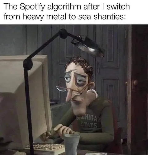 Spotify Algorithm Sea Shanties