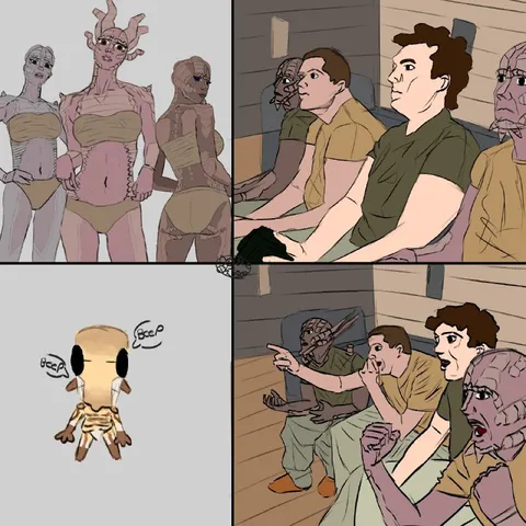 Aliens React to a Beep