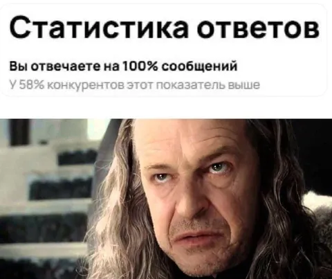 Статистика ответов 100 процентов