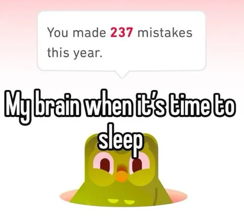 Brain Remembers Mistakes at Bedtime