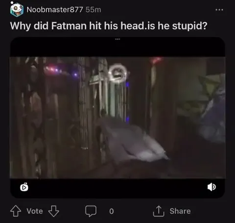 Batman Hits His Head
