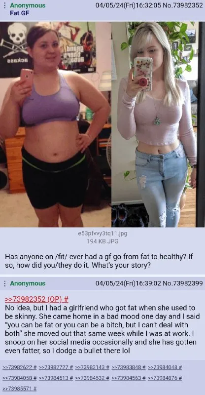 Fat Girlfriend Dodged a Bullet