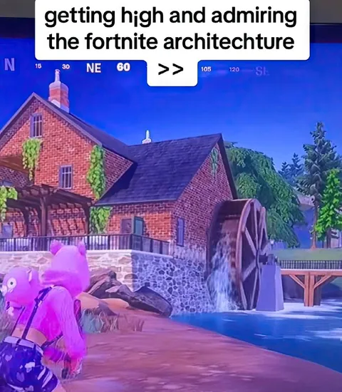 Admiring Fortnite Architecture