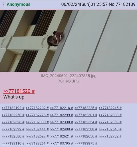 Man Peeking Over the Wall