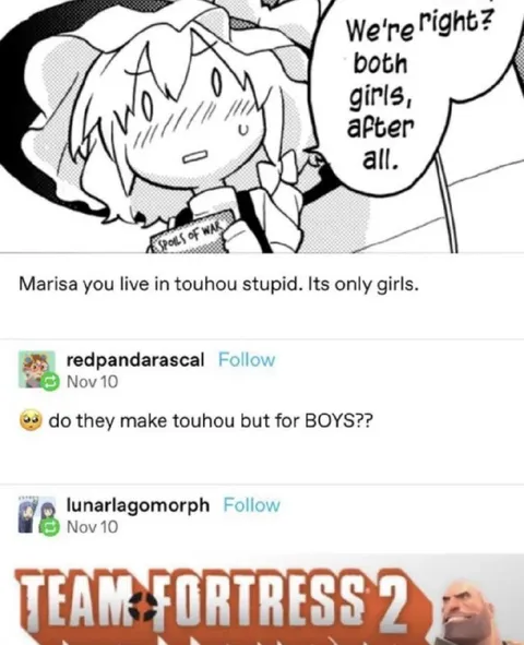 Touhou for Boys