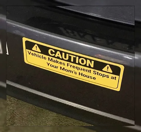 Vehicle Stops at Your Mom's House