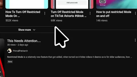 Restricted Mode Needs Attention