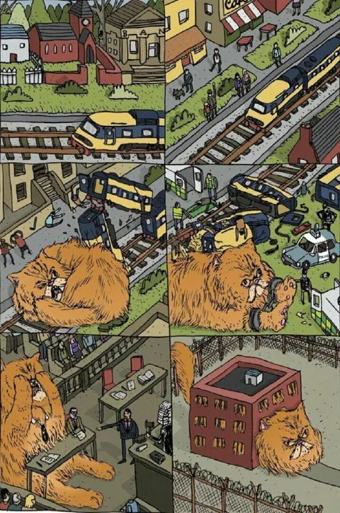 Cat Causes Total Train Chaos