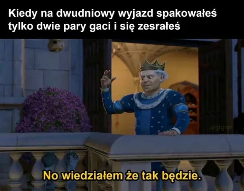 Dwie pary gaci na wyjazd