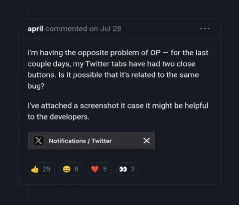 Two Close Buttons Bug