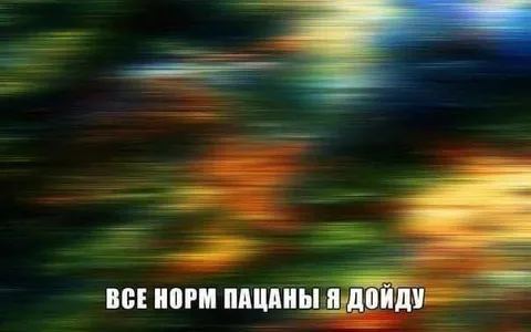Все норм пацаны, я дойду