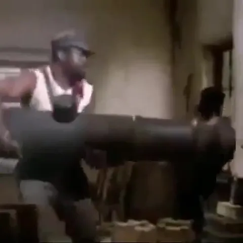 Indoor Cannon Goes Kaboom