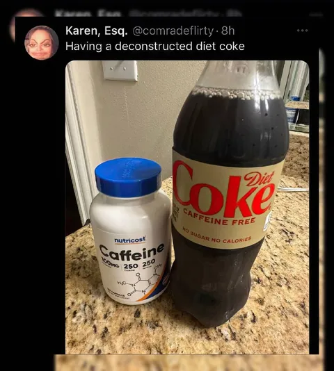 Deconstructed Diet Coke