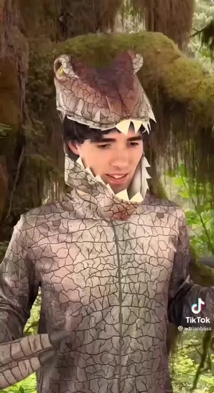 Dinosaur Meets His Chicken Descendant
