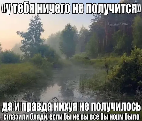 Ничего не получилось в болоте