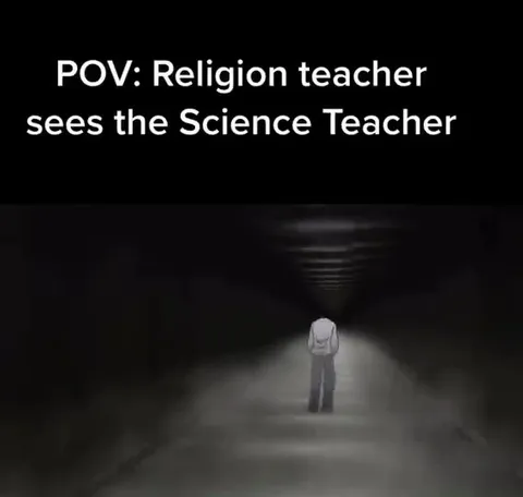 Religion Teacher Sees Science Teacher