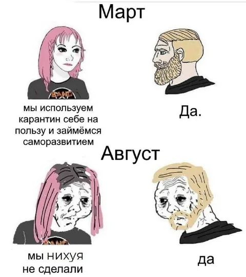 Карантин: планы и реальность