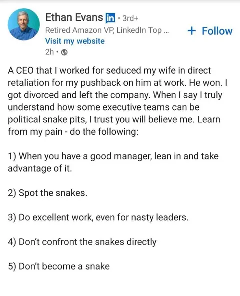 Spot the Workplace Snakes