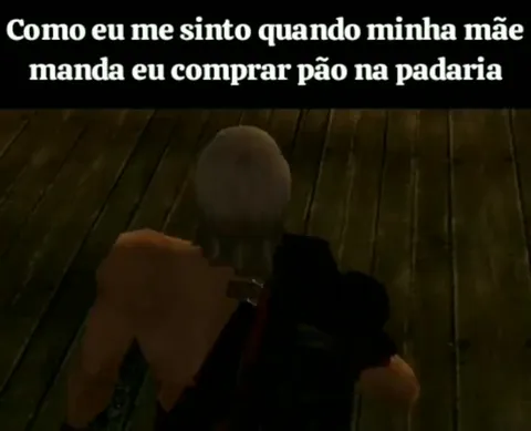 Comprar pão enfrentando demônios