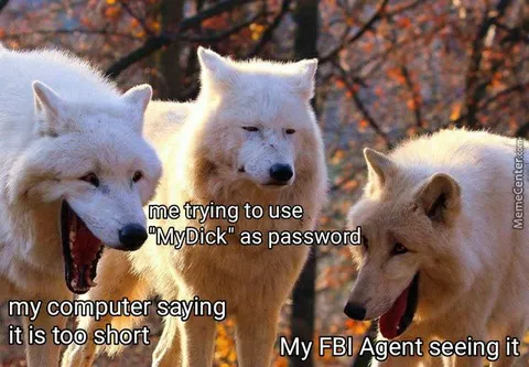 MyDick Password Is Too Short