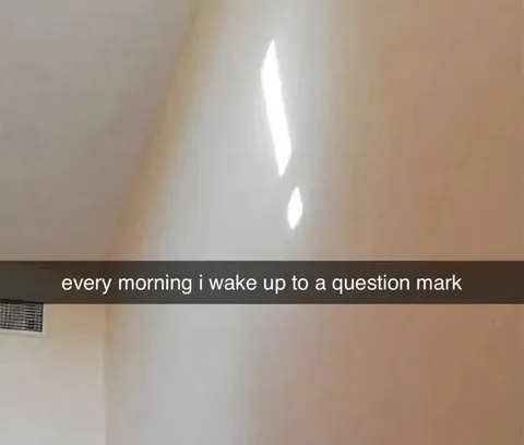 Every Morning Question Mark