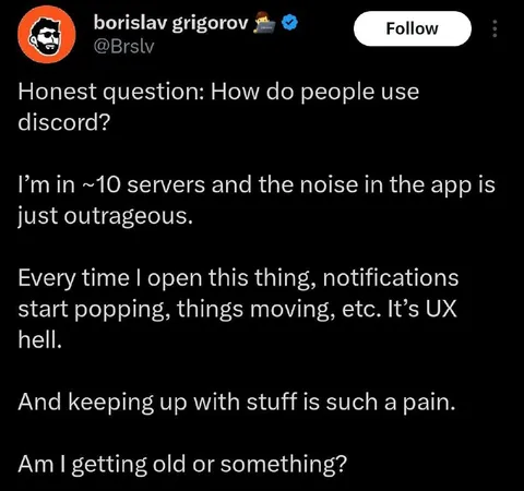 Discord UX Hell