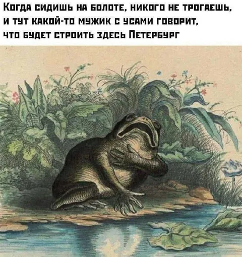 Мужик с усами строит Петербург