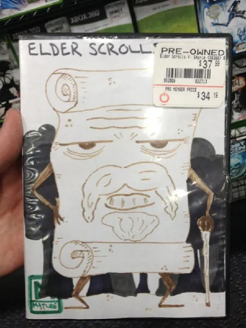 Hand-Drawn Elder Scrolls Oblivion