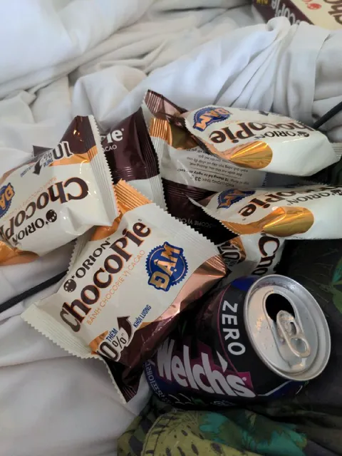 Crown Chocolate and Zero Cola