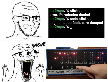 Wojak Click Button Segmentation Fault