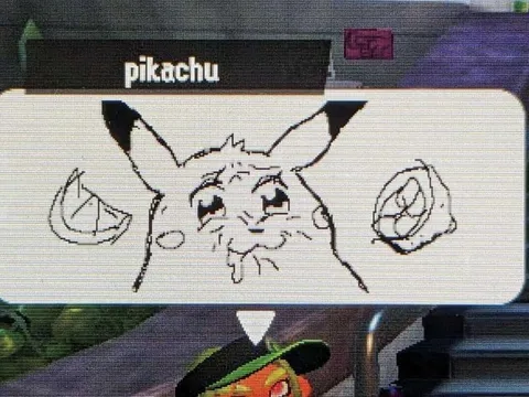 Pikachu Drawn from Memory