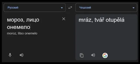Мороз, лицо онемело