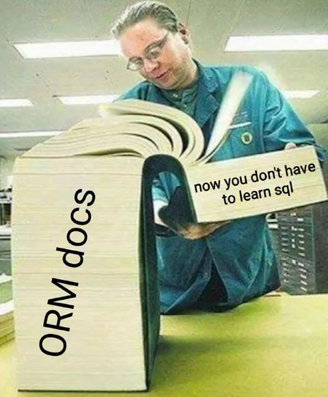 ORM Docs Replace SQL