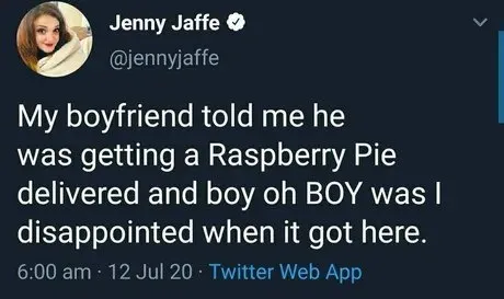 Raspberry Pie Disappointment